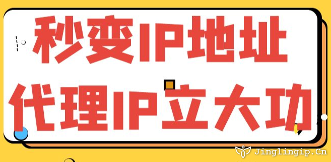 秒变IP地址代理IP立大功